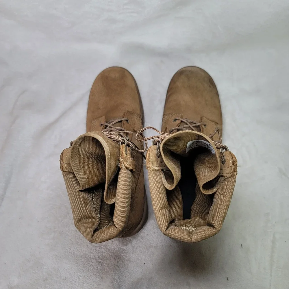 Hot Weather Army Combat Boots Coyote Brown Vibram Sole Mens 10 Military Tactical